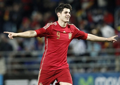 Morata sẽ thay Costa lĩnh xướng hàng công Tây Ban Nha