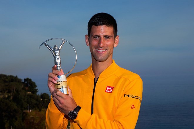 Djokovic vượt mặt Ronaldo giành giải &quot;Nhân vật thể thao của năm&quot;