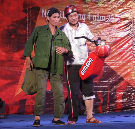 NSUT Quốc Anh trong hài kịch Chuyến xe ôm cuối cùng