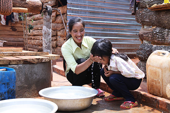 Nước giếng về Cổng Trời