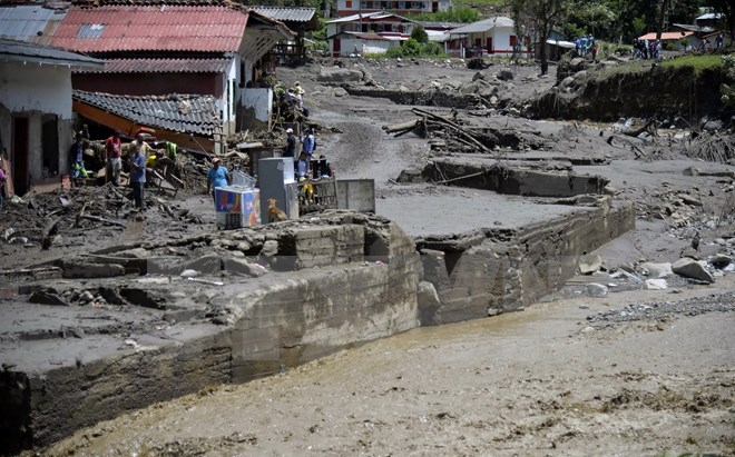 Lũ quét gây lở đất tại Colombia, ít nhất 52 người thiệt mạng