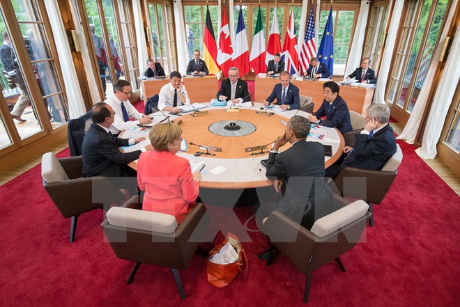 G7 ra tuyên bố chung phản đổi Trung Quốc xây đảo ở Biển Đông