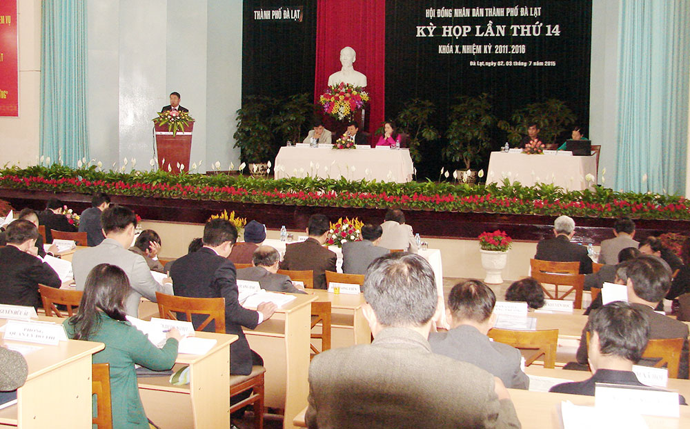 HĐND thành phố Đà Lạt họp kỳ thứ XIV