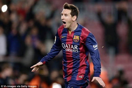 Messi đoạt giải VĐV thể thao xuất sắc nhất 2015