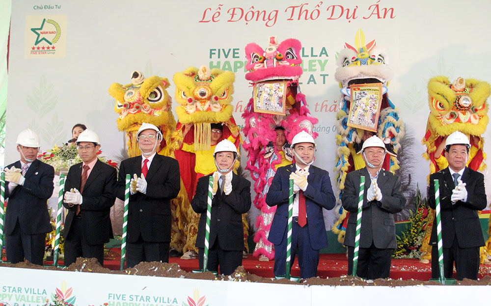 Động thổ dự án Five Star Villa - Happy Valley Đà Lạt
