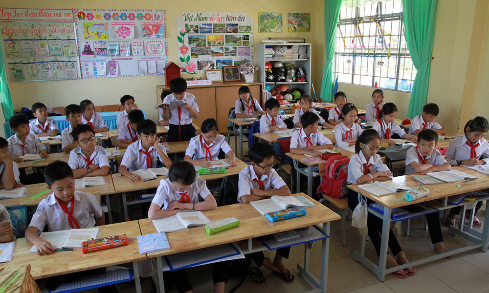 Bảo Lâm chuẩn bị cho năm học mới