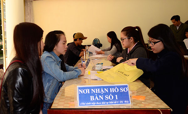 Tạo điều kiện thuận lợi cho thí sinh xét tuyển đại học