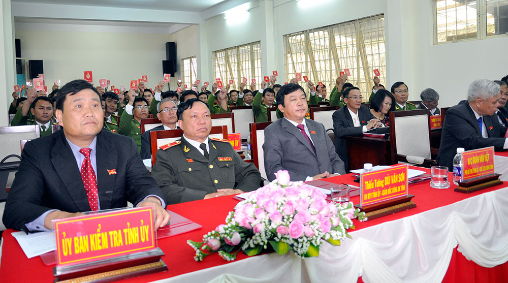 Các đại biểu dự Đại hội
