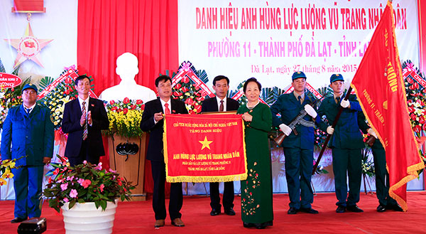 Phường 11, TP Đà Lạt: Đón nhận danh hiệu Anh hùng LLVT nhân dân