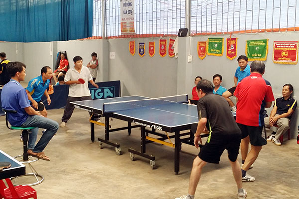 Thi đấu giao lưu Bóng bàn mừng Quốc khánh 2/9