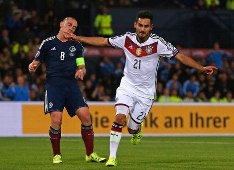 Gundogan ấn định chiến thắng kịch tính 3-2 cho đội tuyển Đức