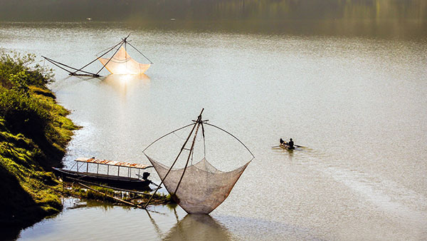 Làng chài khu Bảo Đại