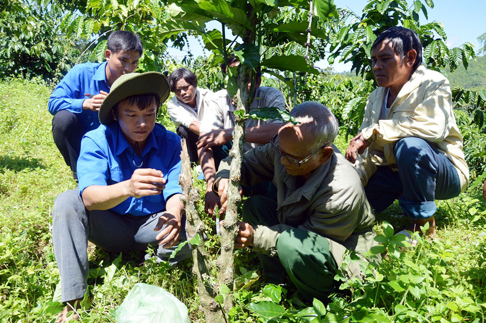 "Tài liệu sống" ra vườn cùng nông dân