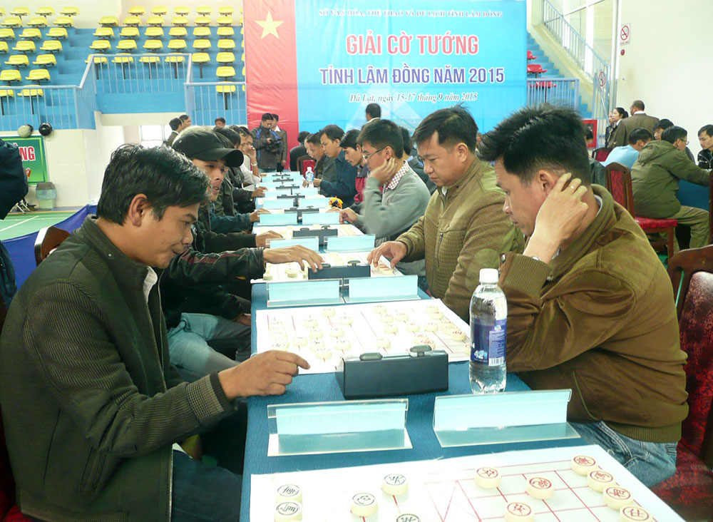 Trên 50 VĐV tham dự giải cờ tướng toàn tỉnh 2015