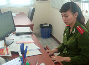Thiếu úy Nguyễn Thị Ngọc Hà