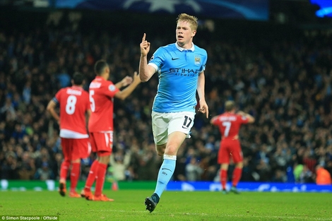 De Bruyne tỏa sáng, Man City hạ gục Sevilla!