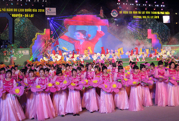 Lễ khai mạc Festival Hoa Đà Lạt lần thứ V