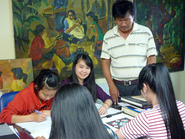 Thạc sĩ mỹ thuật đầu tiên ở Lâm Đồng