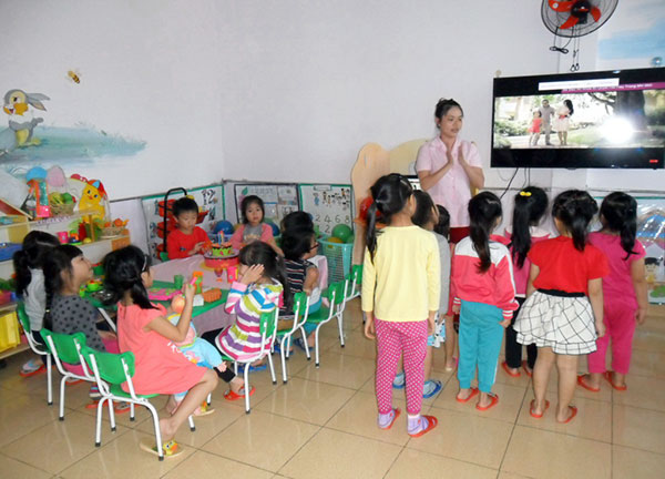 Lá cờ đầu bậc học mầm non