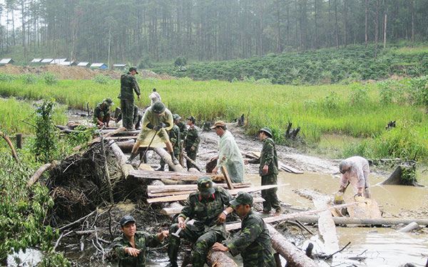 Gắn kết tình quân - dân