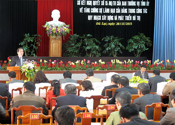 Bảo đảm 100% đô thị phủ kín quy hoạch theo địa giới hành chính