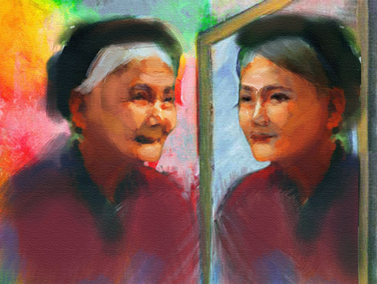 Trong vắt như gương