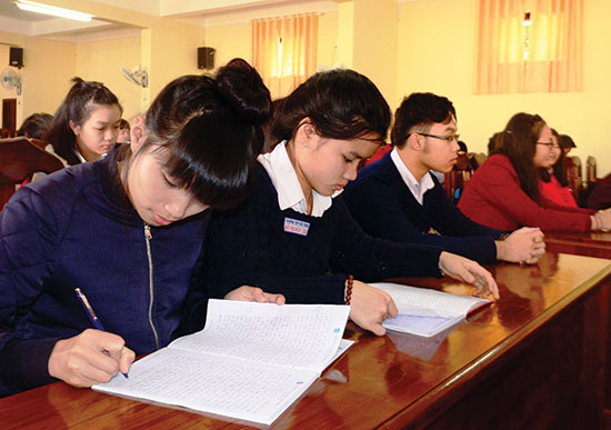 60 học sinh tham dự kỳ thi học sinh giỏi quốc gia năm học 2015 - 2016