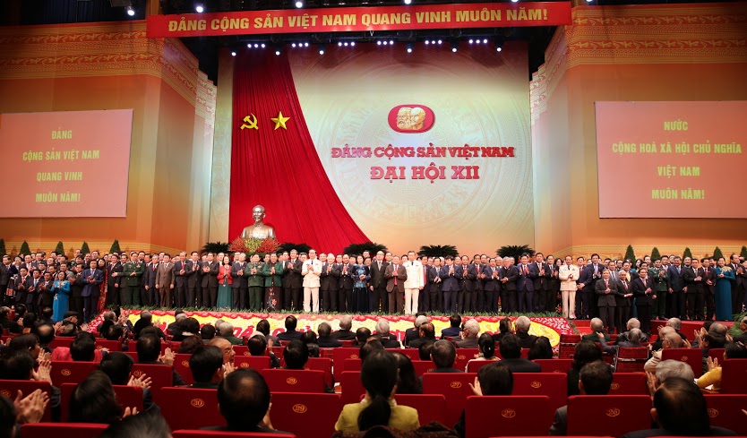 Ban chấp hành Trung ương khóa XII ra mắt. Ảnh: VGP/Xuân Tuyến