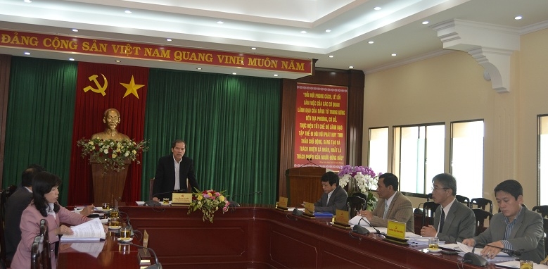 Họp bàn cơ cấu, số lượng, thành phần bầu cử đại biểu Quốc hội và HĐND các cấp