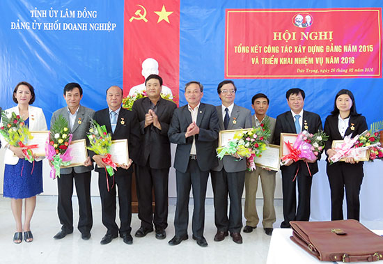 45 TCCS Đảng trực thuộc Đảng bộ Khối Doanh nghiệp đạt TSVM