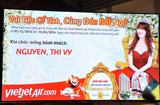 Bay Vietjet, khách nữ may mắn trúng căn hộ 2 tỷ đồng đúng ngày 8/3