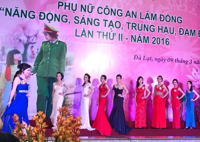 Hội thi Phụ nữ Công an Lâm Đồng "Năng động, sáng tạo, trung hậu, đảm đang"