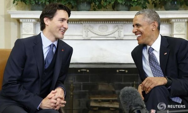 Mỹ, Canada cam kết thúc đẩy TPP và chống biến đổi khí hậu