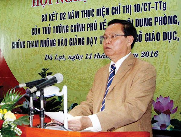 Sơ kết 2 năm đưa nội dung phòng, chống tham nhũng vào giảng dạy tại các cơ sở giáo dục, đào tạo
