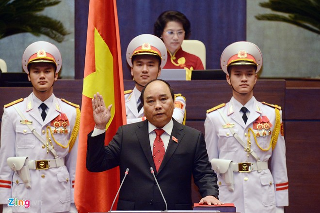 Thủ tướng Nguyễn Xuân Phúc tuyên thệ nhậm chức