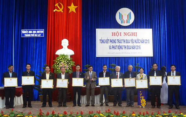 Đà Lạt: Khen thưởng 78 tập thể và 41 cá nhân đạt thành tích cao trong phong trào thi đua yêu nước
