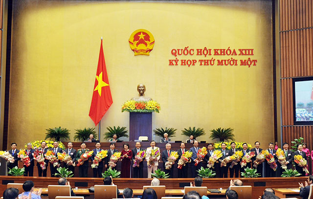 Quốc hội hoàn thành kiện toàn nhân sự cấp cao