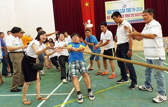 Hội thao thực sự là ngày hội lớn của những người làm báo Tây Nguyên
