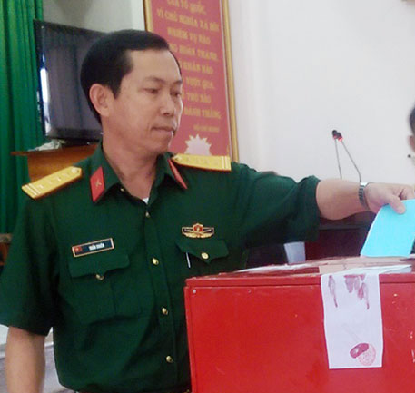 Gửi niềm tin vào lá phiếu