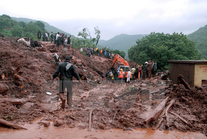 Lở đất tại Ấn Độ và Yemen khiến hàng chục người thương vong
