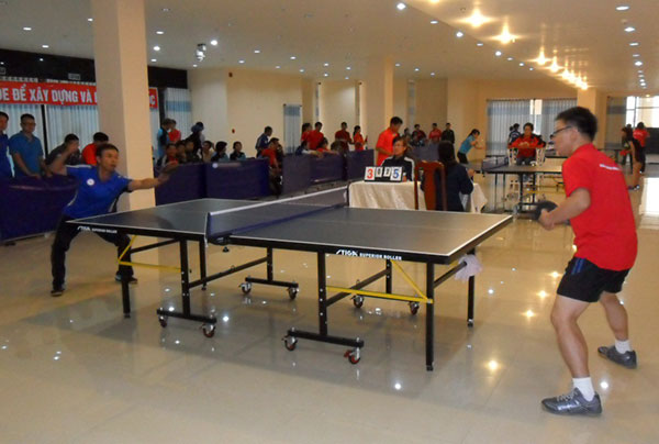 Gần 500 VĐV tham gia hội thao công nhân viên chức lao động