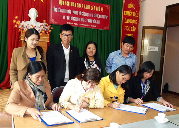 Phụ nữ Di Linh góp phần "làm cho thế giới sạch hơn"