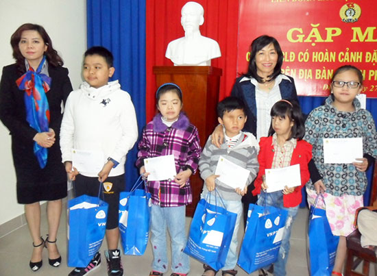 Gặp mặt con CNVCLĐ có hoàn cảnh khó khăn tại TP.Đà Lạt