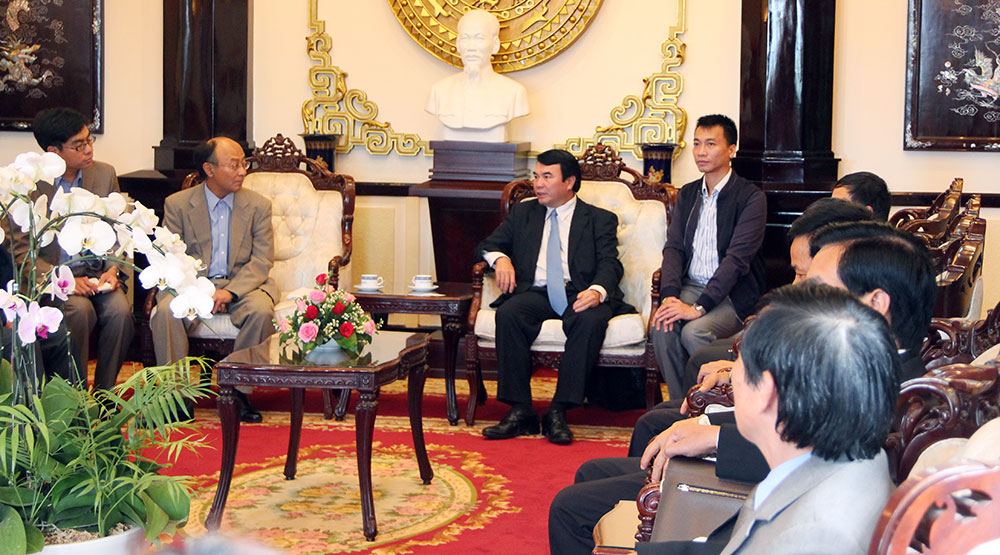 Lãnh đạo UBND tỉnh làm việc với Đoàn công tác của Tổ chức Jica