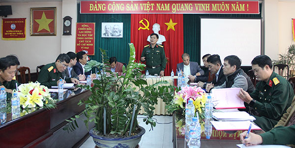 Đẩy mạnh phối hợp tuyên truyền về công tác huấn luyện và dân vận