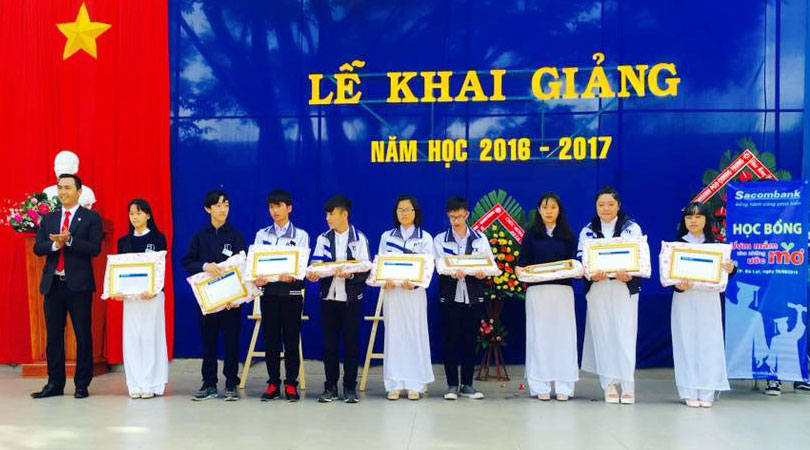 80 học bổng "tiếp sức" ngày tựu trường