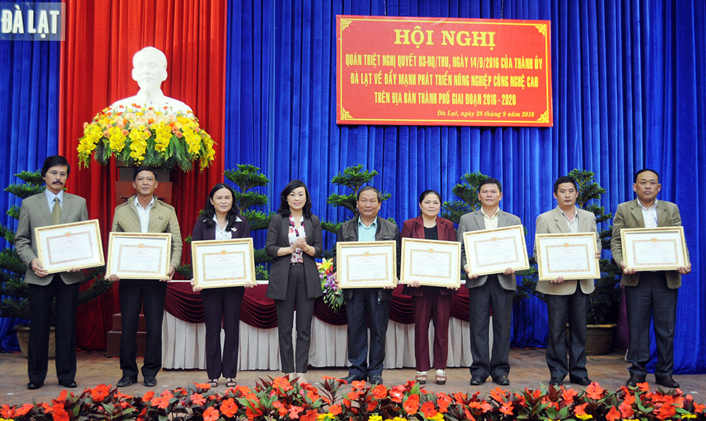 Đà Lạt đẩy mạnh phát triển nông nghiệp công nghệ cao đến năm 2020