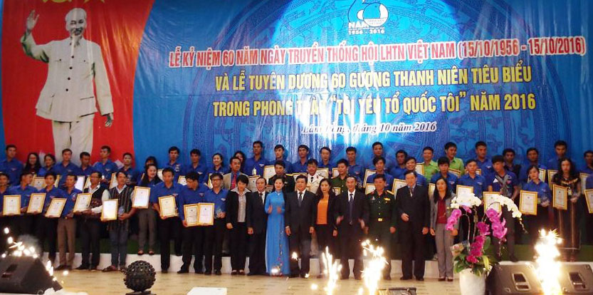 Tuyên dương thanh niên tiêu biểu trong phong trào “Tôi yêu Tổ quốc tôi”