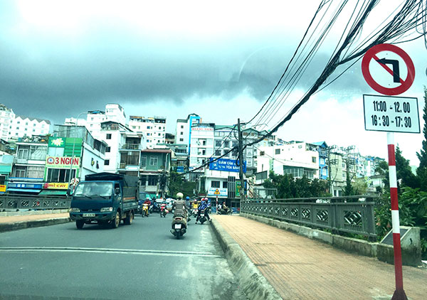Đà Lạt: Cấm rẽ trái ở một số tuyến đường trung tâm