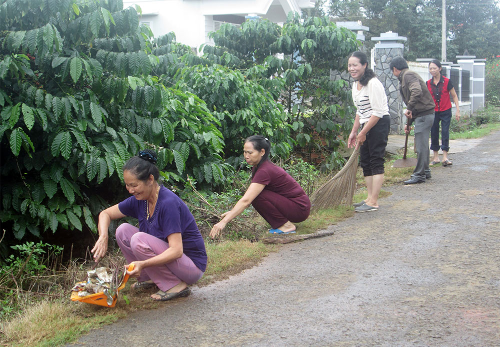 Phụ nữ Bảo Lâm hành động vì môi trường